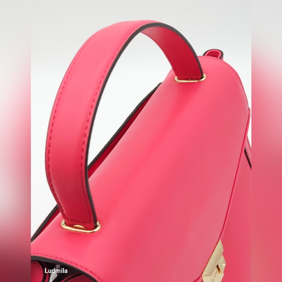 MICHAEL KORS Whitney large rose pink leather satchel - Picture 3 of 7